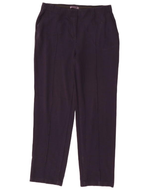 Pantaloni chino da donna Marks & Spencer UK 14 medi W30 L28 Blu navy