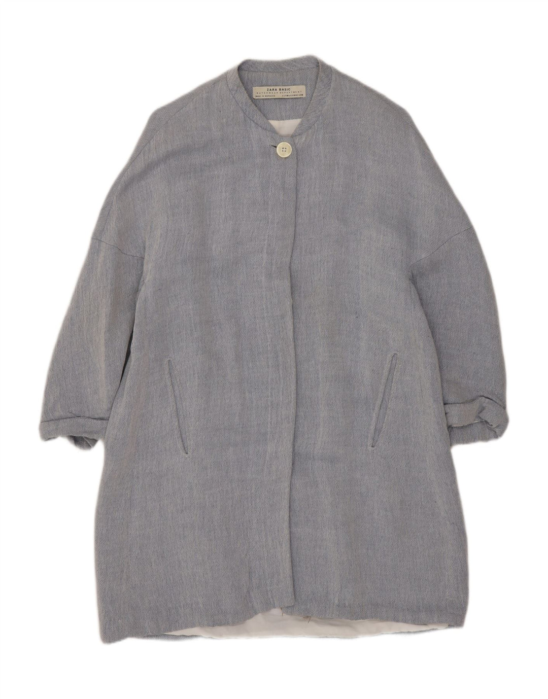 Cappotto Zara da donna UK 14 blu medio