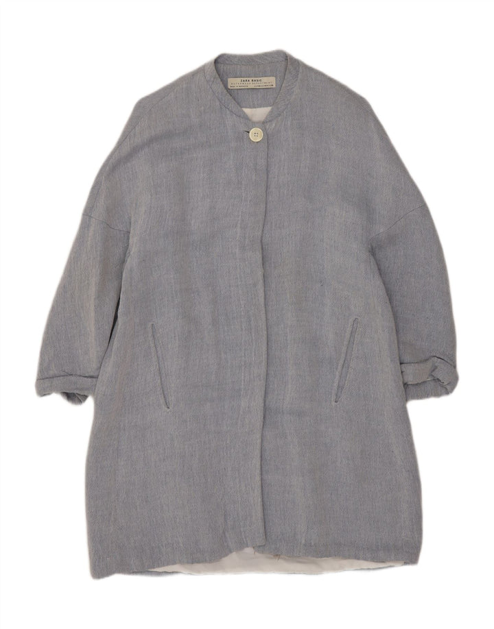 Cappotto Zara da donna UK 14 blu medio