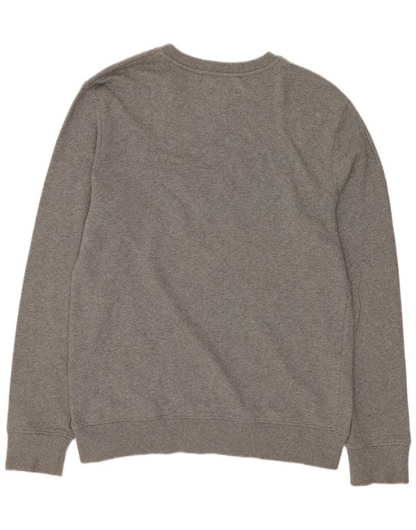 Calvin Klein Jeans Felpa grafica da uomo Maglione grande cotone chiazzato grigio