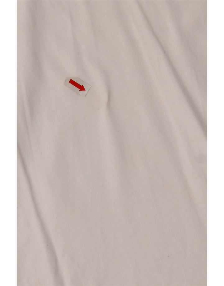 T-shirt da donna Jack Wills Top UK 14 cotone bianco medio