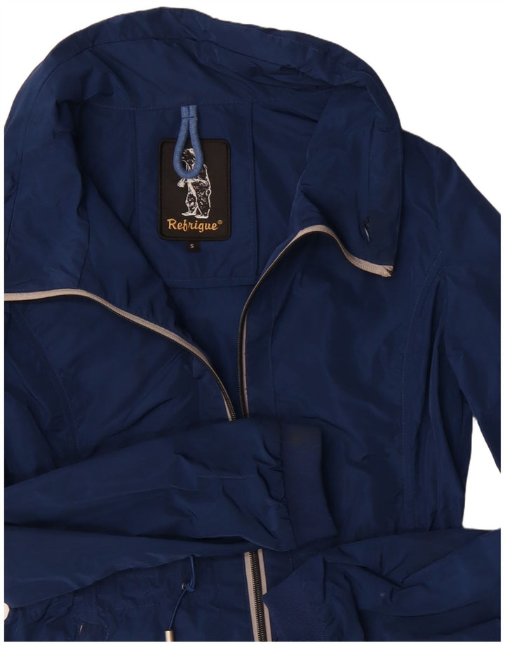 Giacca a vento con zip da donna Refrigue UK 10 piccola blu