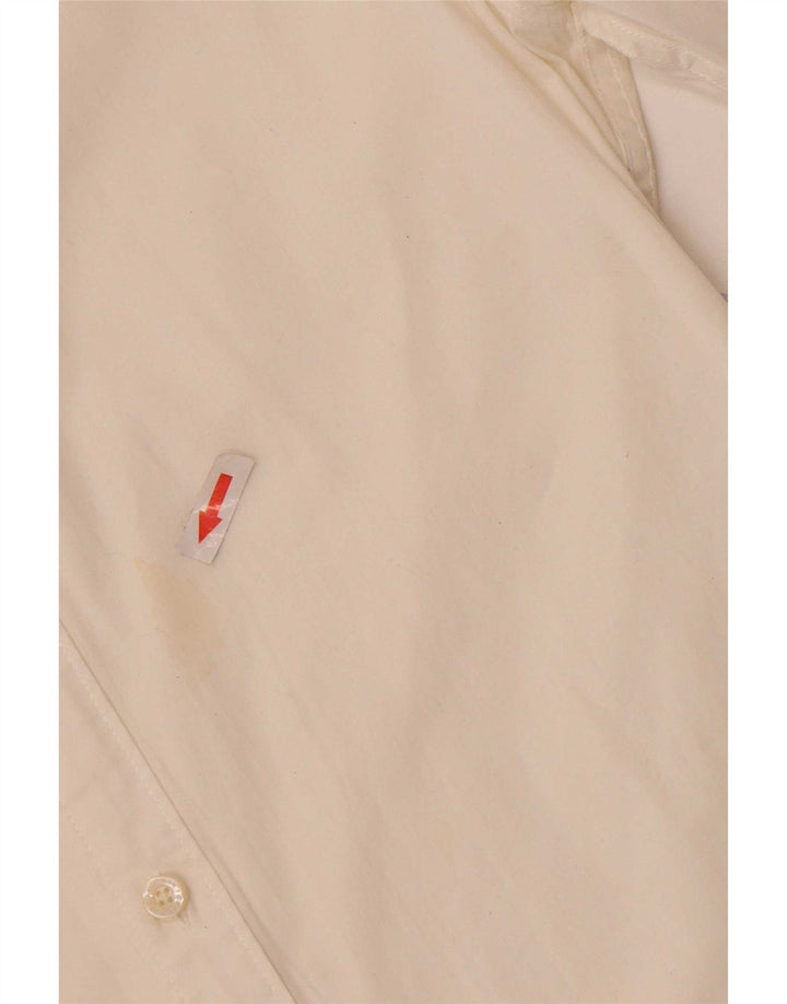 Camicia slim fit da uomo Tommy Hilfiger in cotone bianco sporco medio