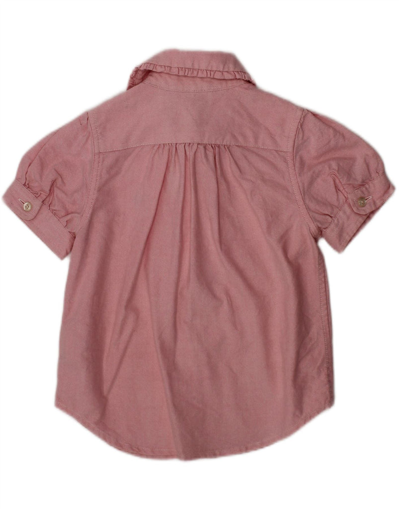 POLO RALPH LAUREN Baby Girls Short Sleeve Shirt 18-24 Months Pink Cotton Vintage Polo Ralph Lauren and Second-Hand Polo Ralph Lauren from Messina Hembry 