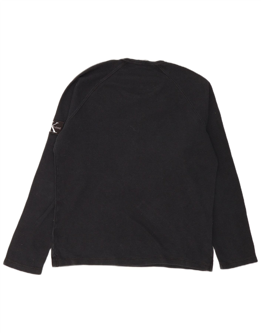 CALVIN KLEIN JEANS Top da uomo manica lunga XL Nero