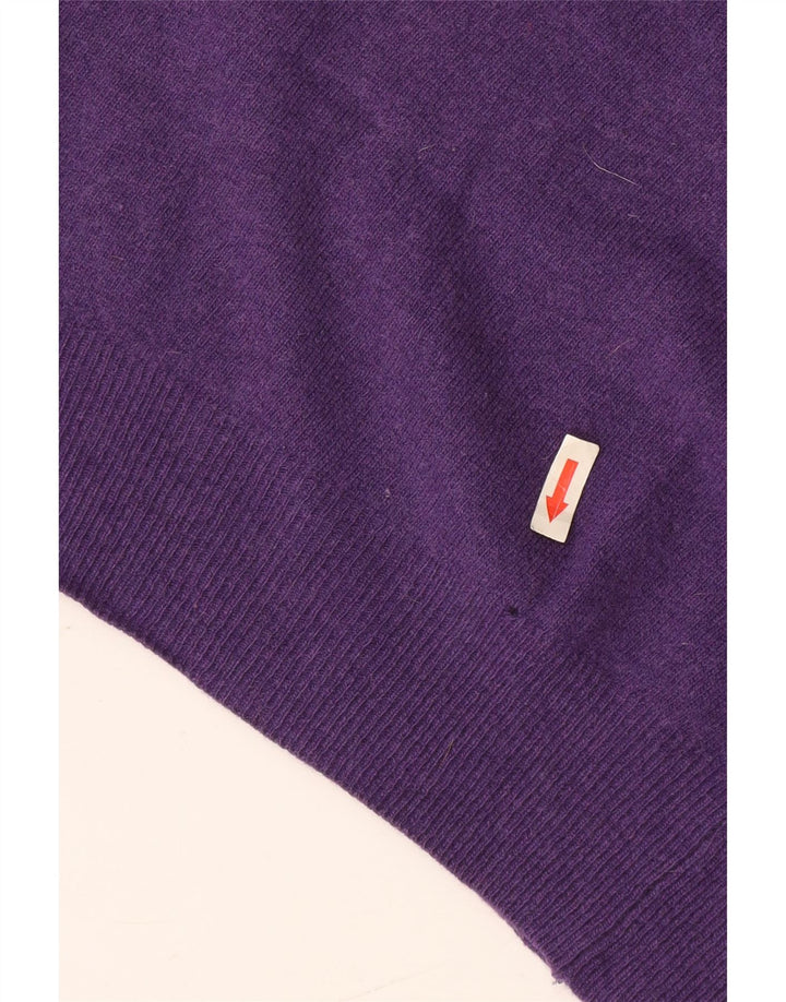 Maglione maglione girocollo da donna Kappa UK 14 Lana viola medio