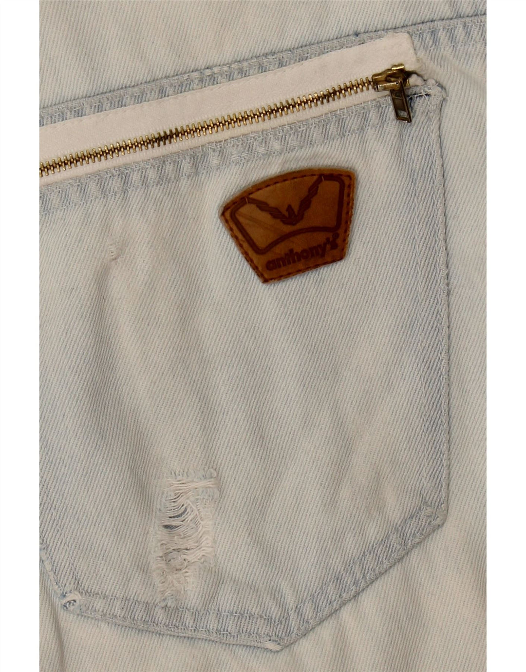 VINTAGE Womens Tapered Jeans W32 L31 Blue Cotton