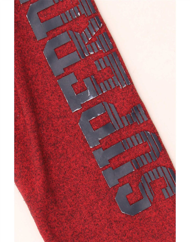 Maglione con cappuccio e zip grafica da uomo Superdry in cotone color block grigio medio