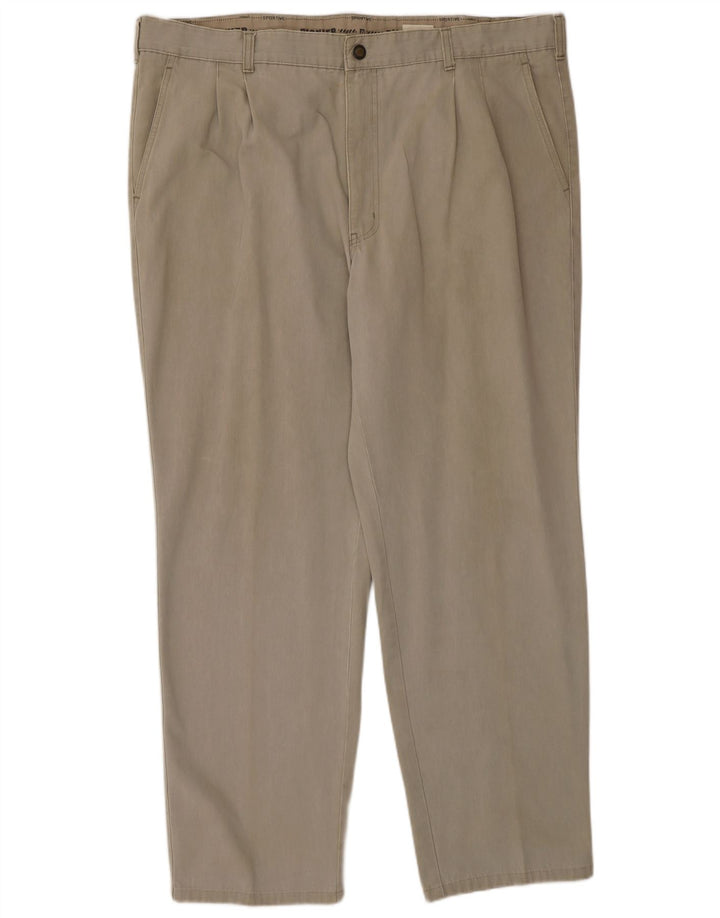 Pantaloni chino con pegging da uomo Pionier W42 L32 Beige