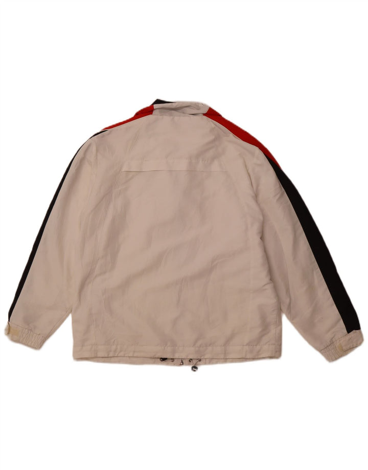 Giacca da tuta da donna LOTTO UK 16 Large Poliestere color block bianco