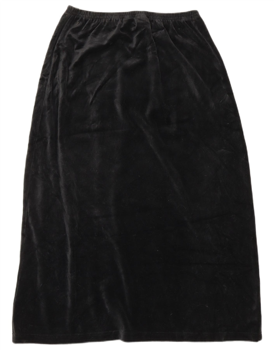 Gonna a trapezio da donna in velluto L.L.BEAN media W28 cotone nero