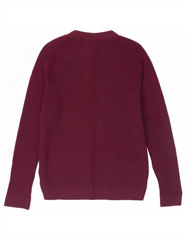 Maglione cardigan da donna Gap UK 14 grande cotone viola