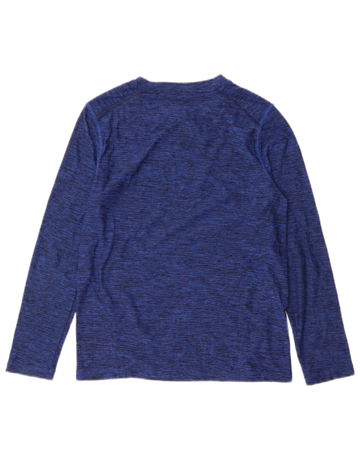 Maglietta Russell Athletic da bambino Dri-Power a maniche lunghe 7-8 anni, colore blu navy medio