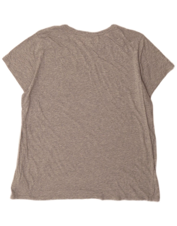 Gap Womens Favorite Fit T-shirt Top UK 20 2XL Cotone chiazzato grigio