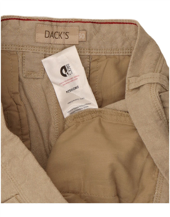Pantaloncini cargo da uomo Dack's IT 50 Large W34 Cotone beige