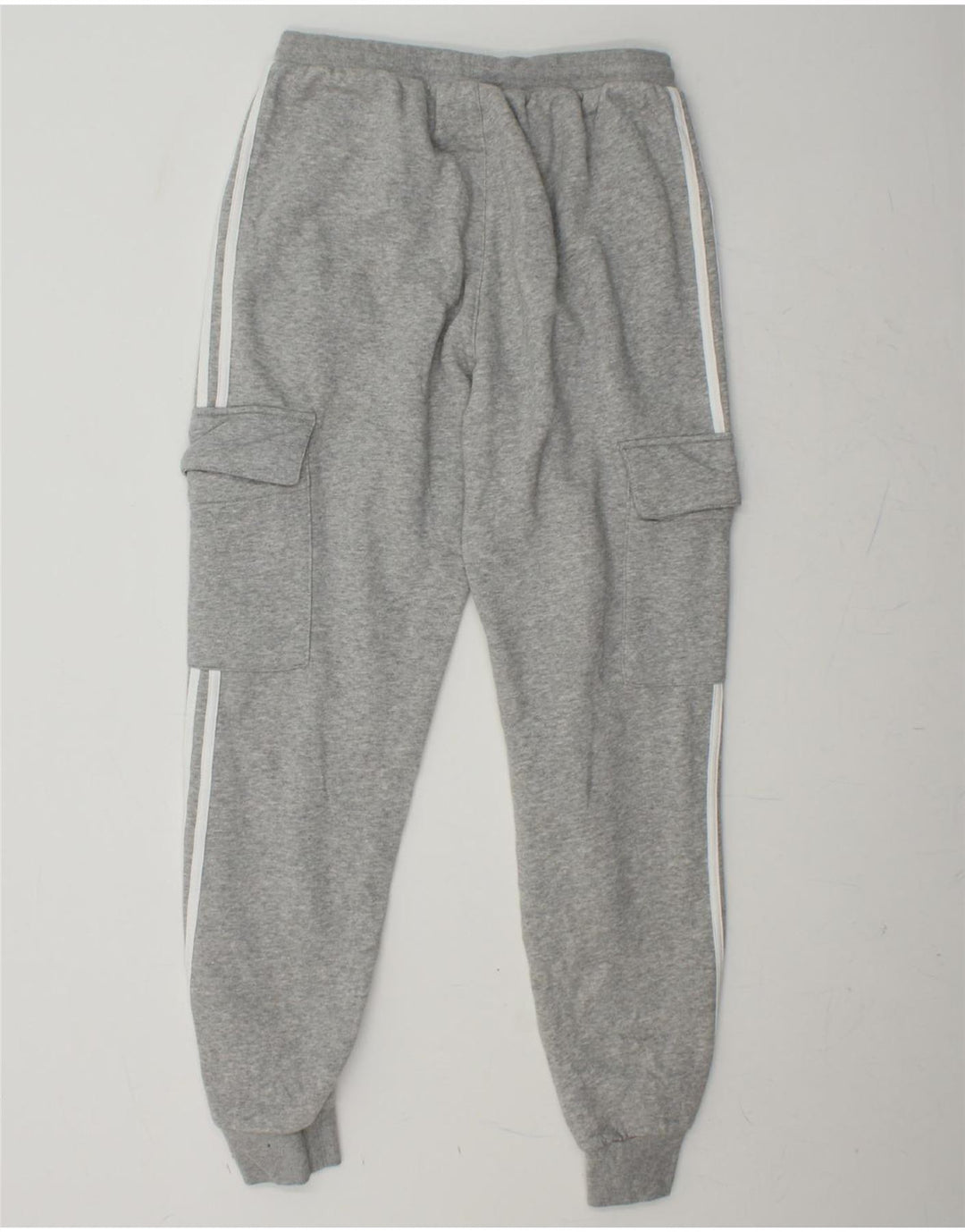 ADIDAS Womens Graphic Tracksuit Trousers Joggers UK 14 Medium  Grey