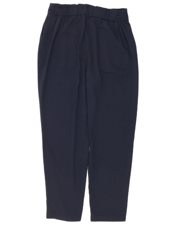 Pantaloni casual affusolati da donna M&Co UK 14 Medium W28 L28 Blu navy