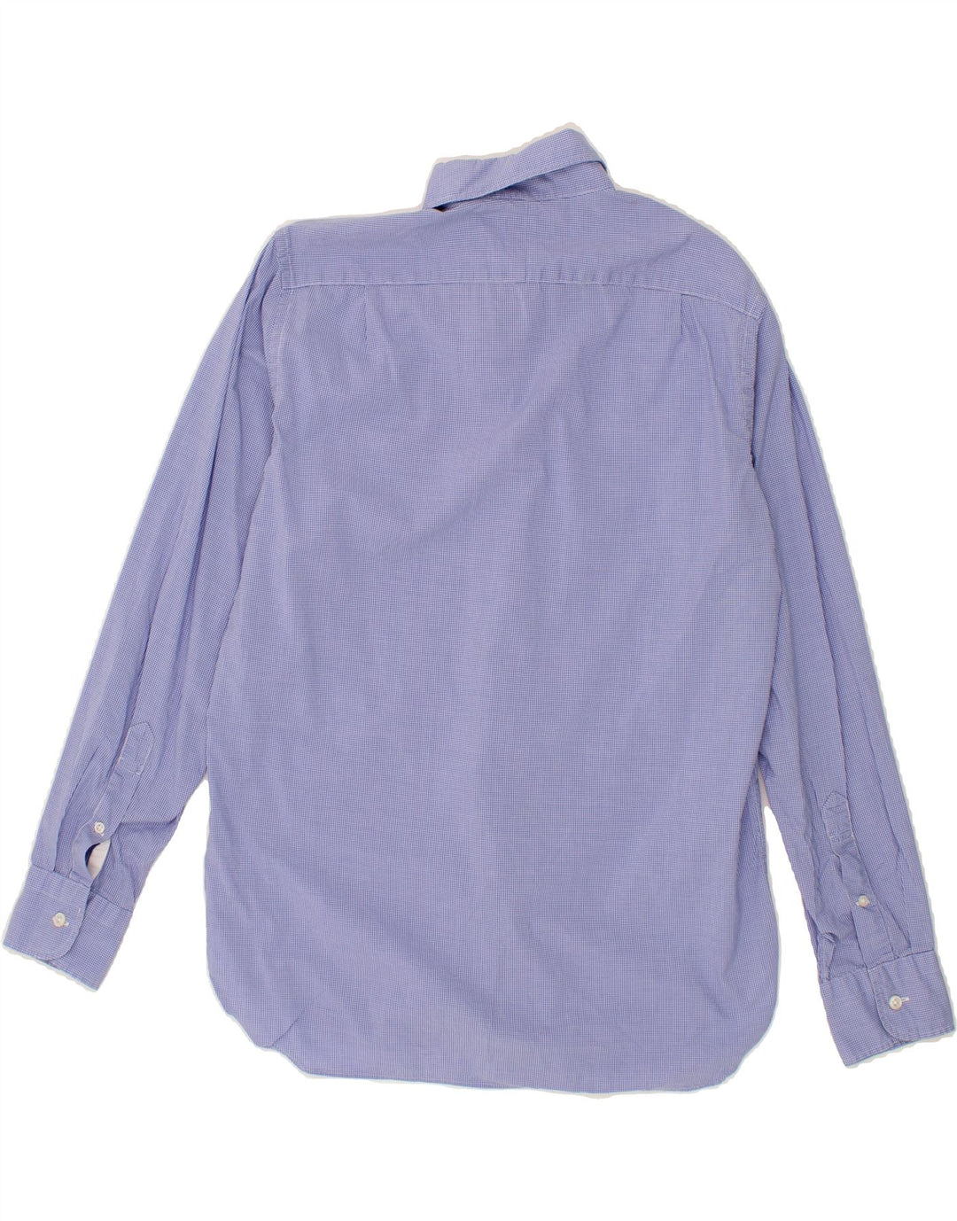 J. CREW Mens Shirt Medium Blue Check Cotton Vintage J. Crew and Second-Hand J. Crew from Messina Hembry 