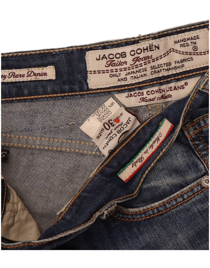 Jeans corti da donna Jacob Cohen W30 L24 cotone blu