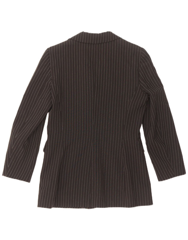 Giacca blazer a 3 bottoni da donna Kookai EU 40 poliestere gessato nero medio