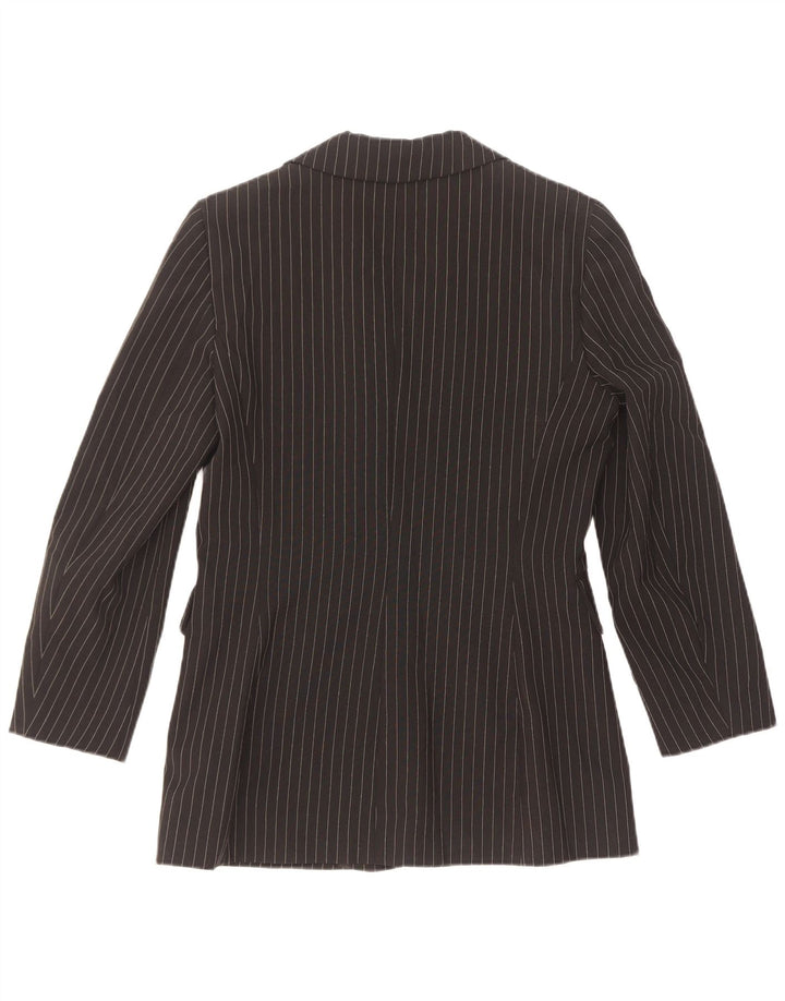 Giacca blazer a 3 bottoni da donna Kookai EU 40 poliestere gessato nero medio