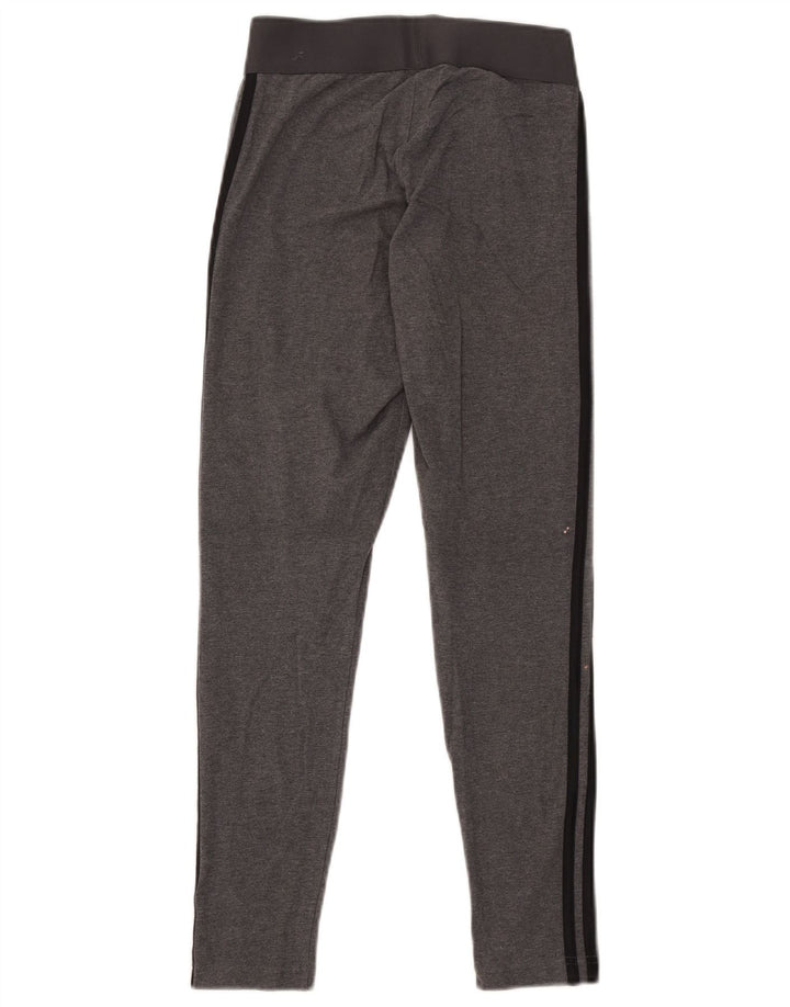 Leggings da donna ADIDAS UK 8/10 Piccolo cotone grigio