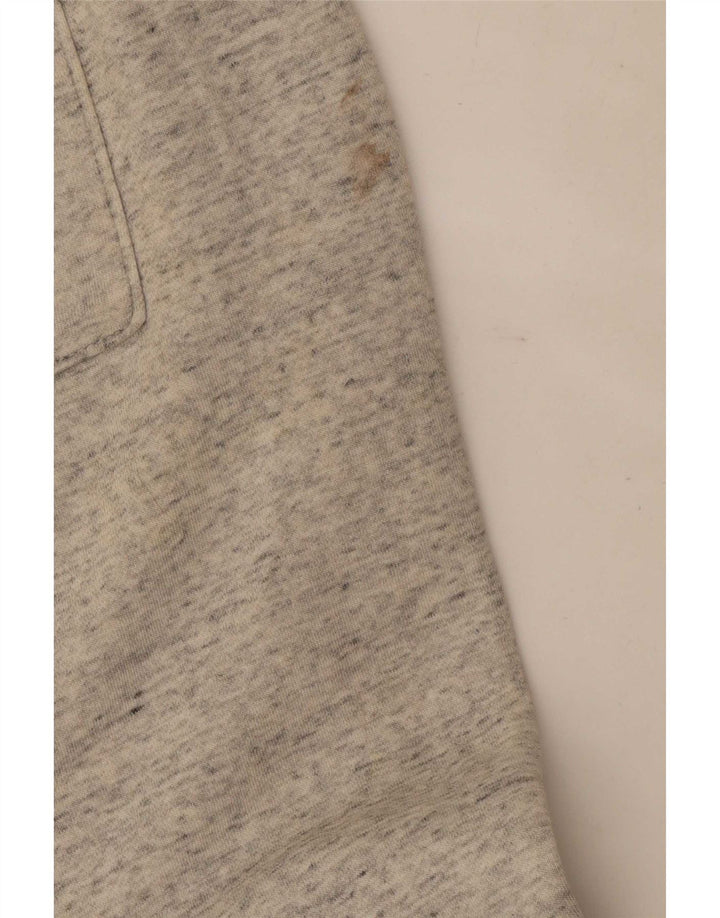 Pantaloni da tuta con grafica Hollister da uomo in cotone chiazzato grigio medio
