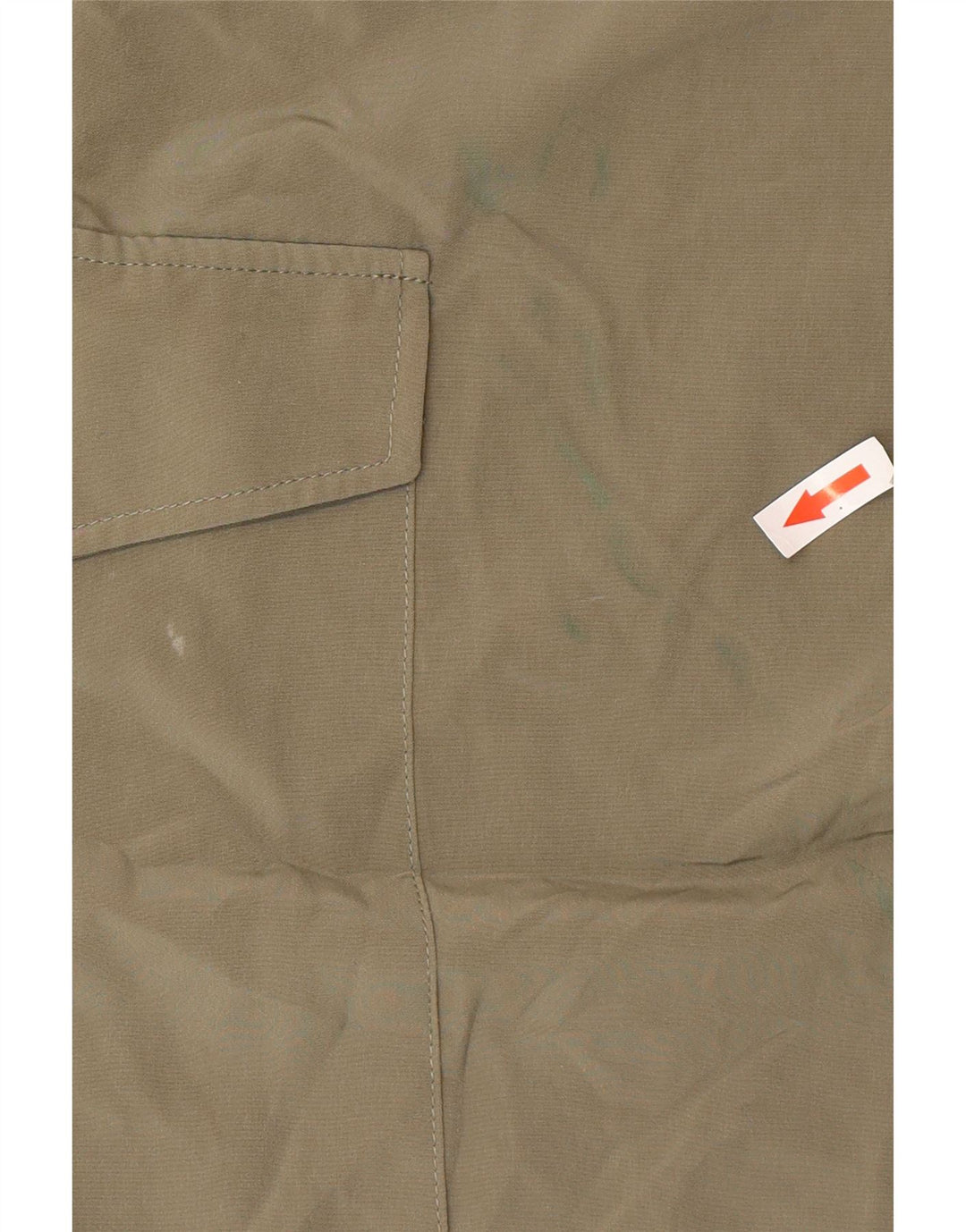 Pantaloni cargo da jogging da donna Zara piccoli W28 L27 poliestere kaki