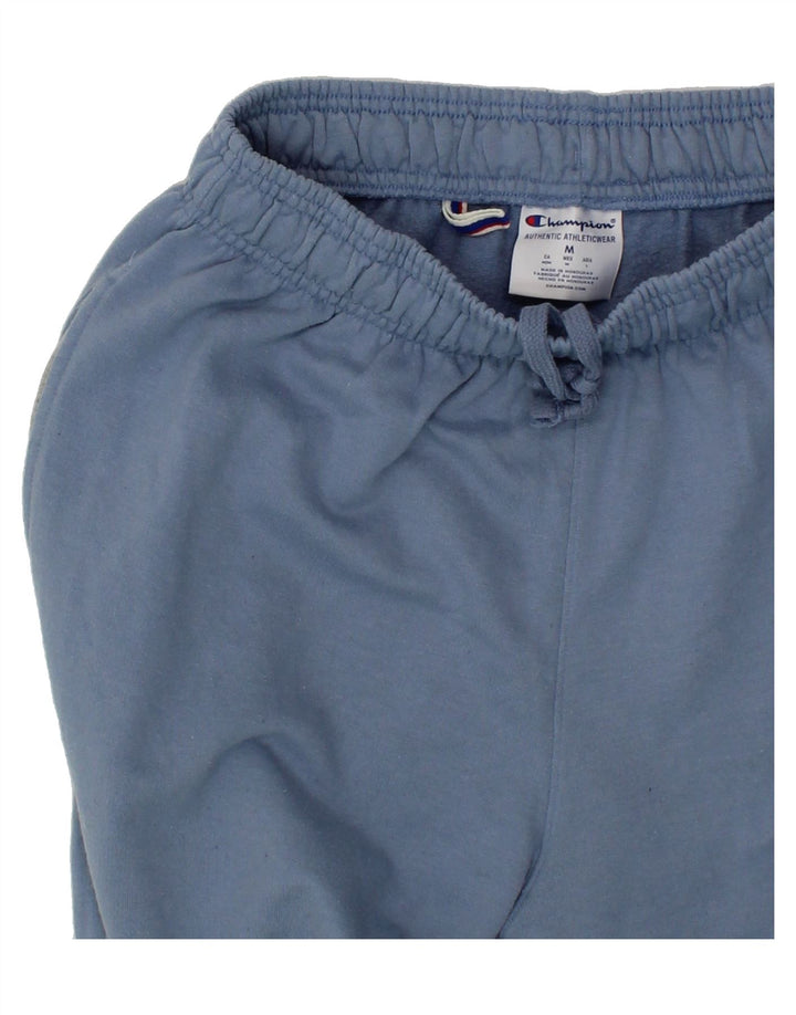 CHAMPION Mens Graphic Tracksuit Trousers Joggers Medium  Blue Cotton Vintage Champion and Second-Hand Champion from Messina Hembry 