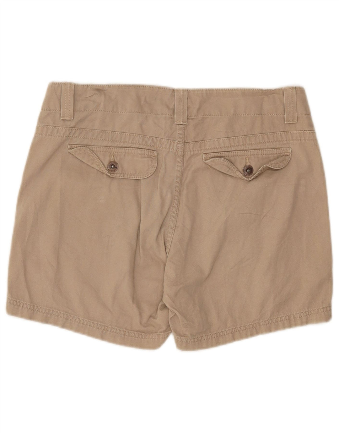 Pantaloncini cargo da donna Lee US 10 grandi W34 cotone beige