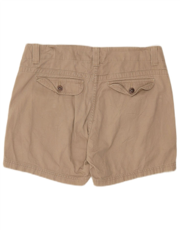 Pantaloncini cargo da donna Lee US 10 grandi W34 cotone beige