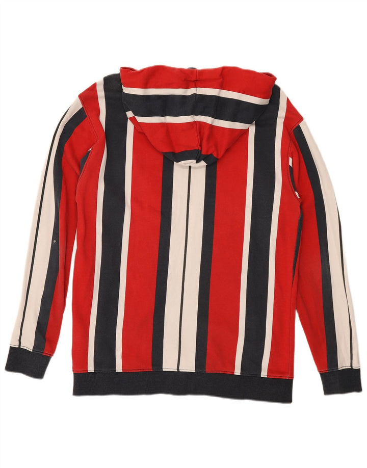 Maglione con cappuccio da uomo Tommy Hilfiger in cotone a righe medio multicolore