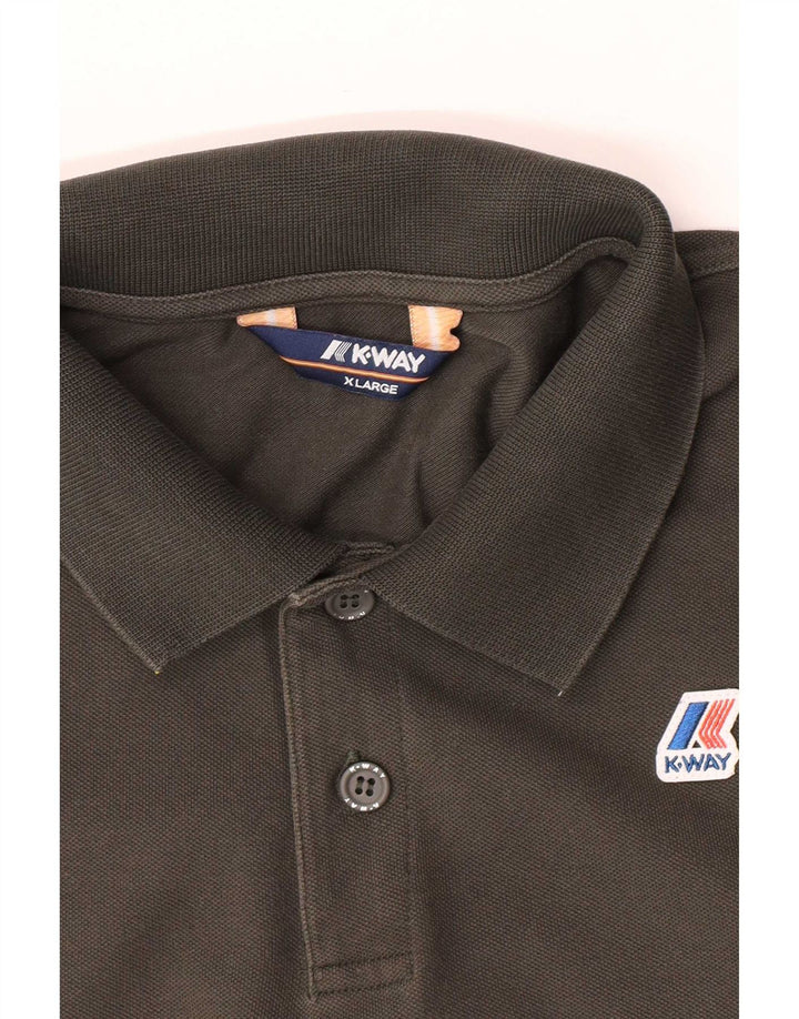 Polo K-Way da uomo XL color kaki