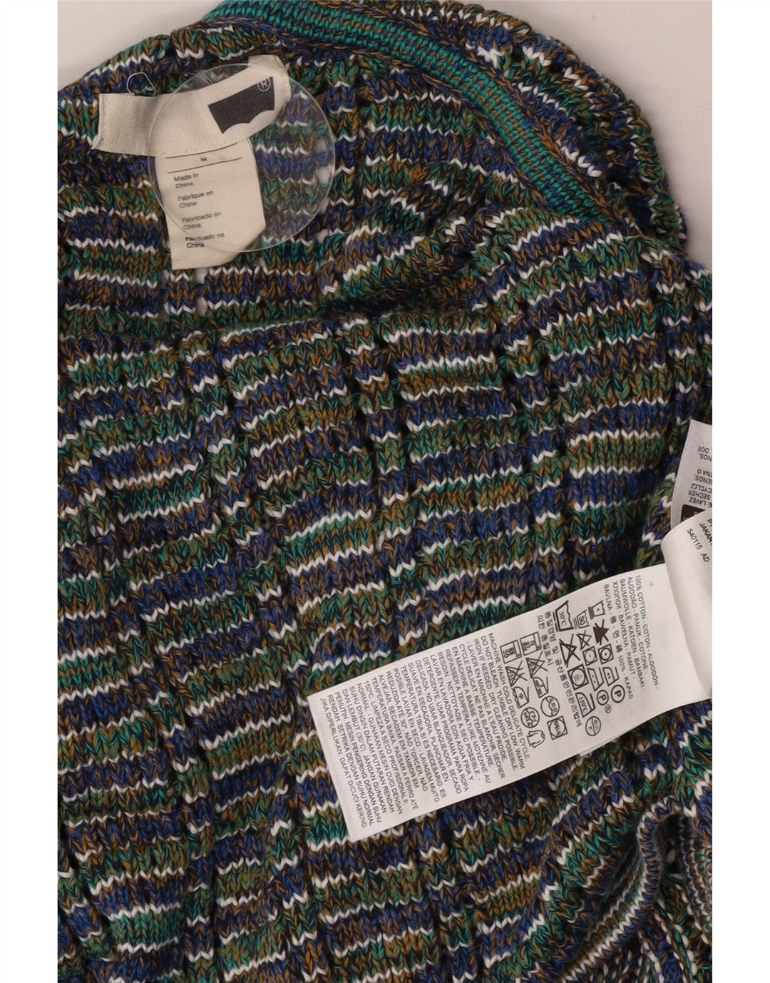 Maglione oversize da donna Levi's UK 14 verde medio screziato