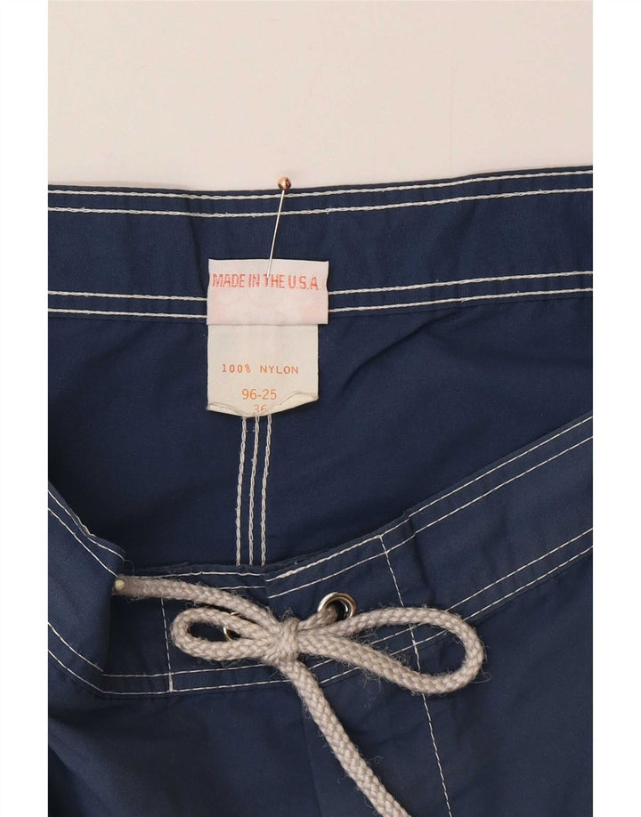 Pantaloncini da bagno da uomo Sundek grandi in nylon color block blu navy