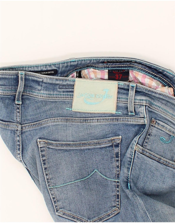 JACOB COHEN Womens Slim Jeans W37 L27 Blue Cotton Vintage Jacob Cohen and Second-Hand Jacob Cohen from Messina Hembry 