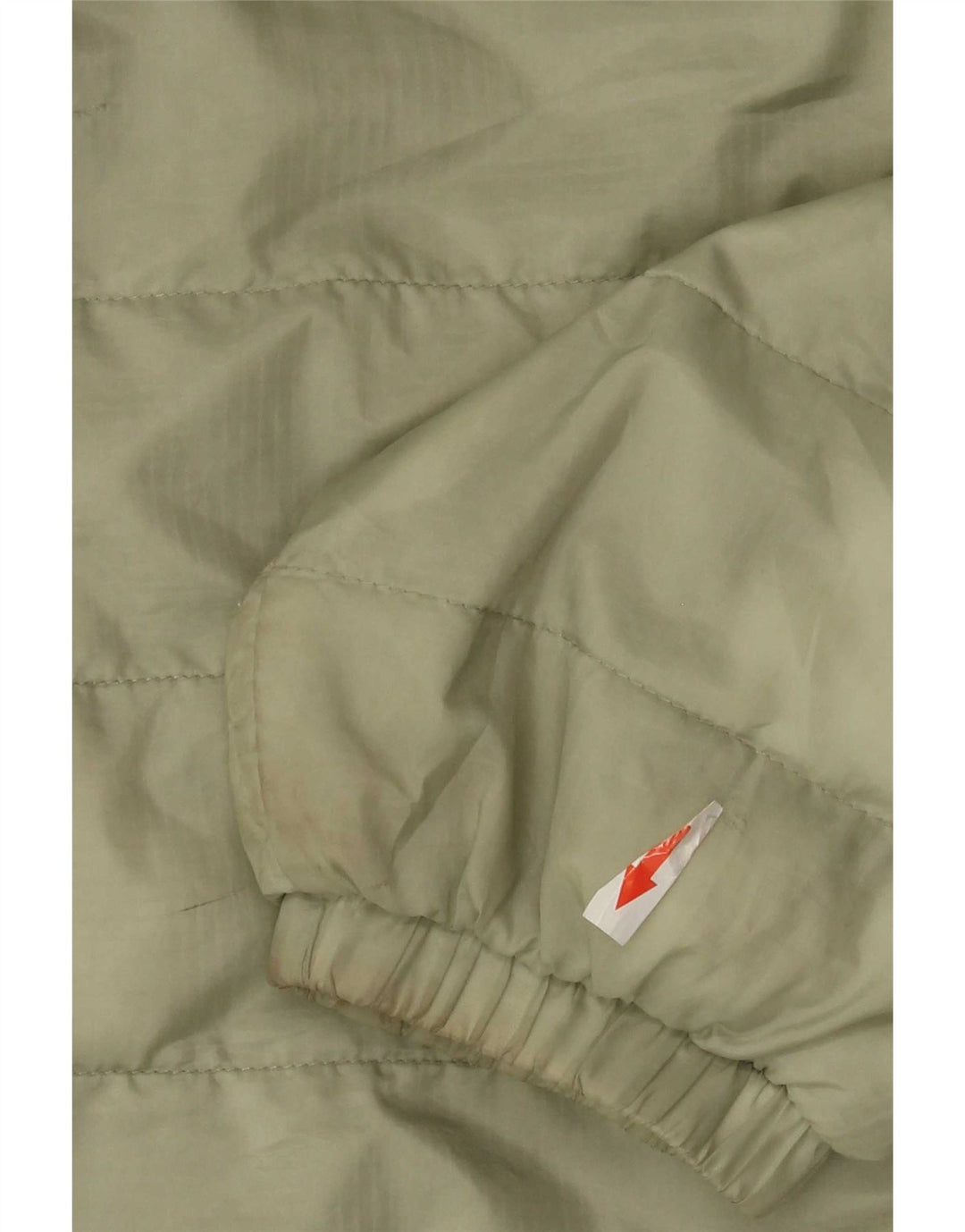 Giacca imbottita con cappuccio da donna Levi's UK 18 XL poliestere verde