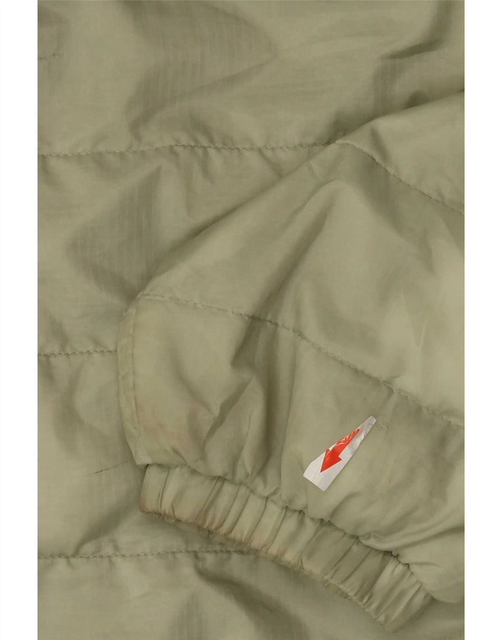 Giacca imbottita con cappuccio da donna Levi's UK 18 XL poliestere verde
