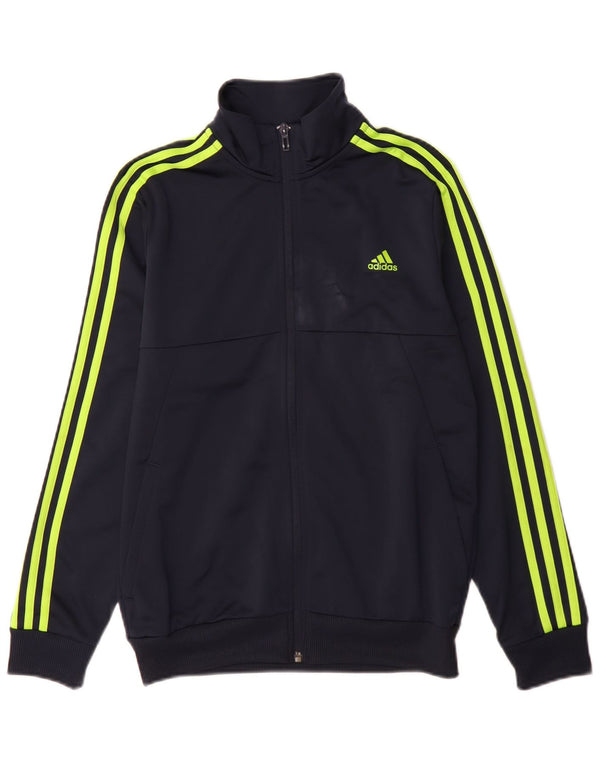 Giacca da tuta Adidas Aeroready da ragazzo 13-14 anni in poliestere blu navy