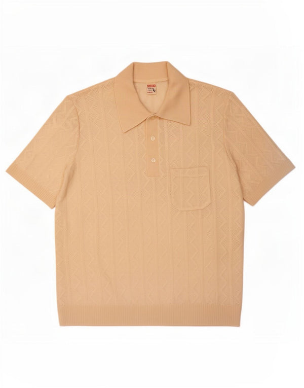 Polo da uomo Huber beige medio
