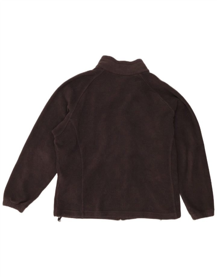 Giacca in pile oversize da donna Columbia UK 18 XL Poliestere nero