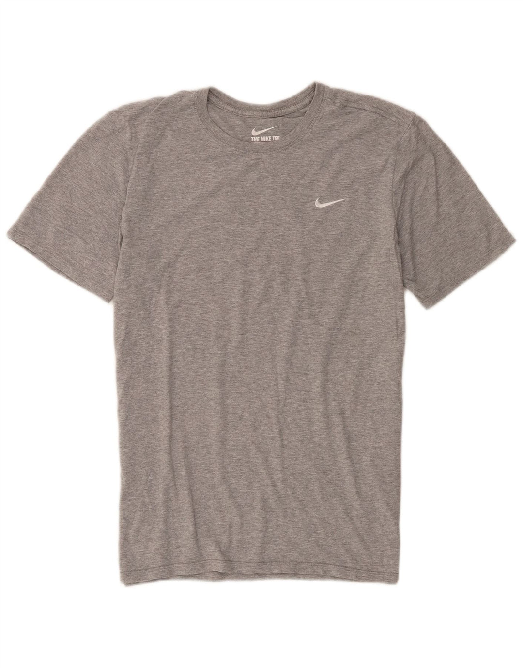 T-shirt Nike da uomo dal taglio atletico, in cotone mélange grigio medio