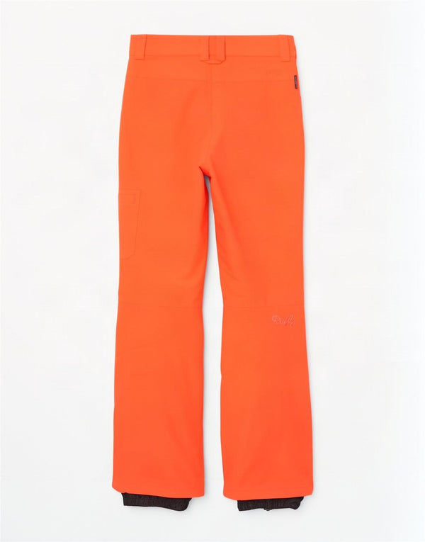Pantaloni da sci cargo da donna Firefly UK 8 Small W30 L31 Poliestere arancione