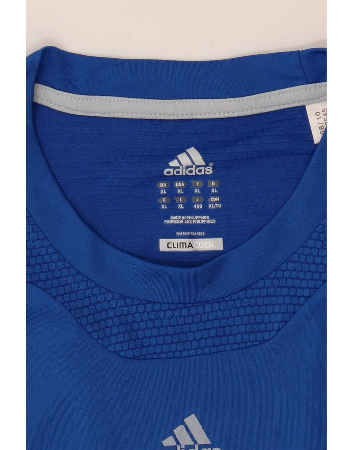 Canotta Adidas Climacool da uomo XL blu color block