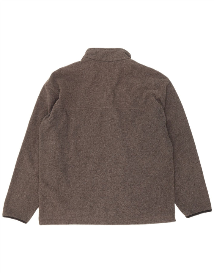Giacca in pile da uomo Marks & Spencer UK 38 Poliestere grigio medio