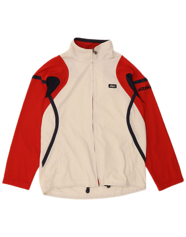 Giacca da ginnastica da uomo Asics, giacca grande, colore bianco