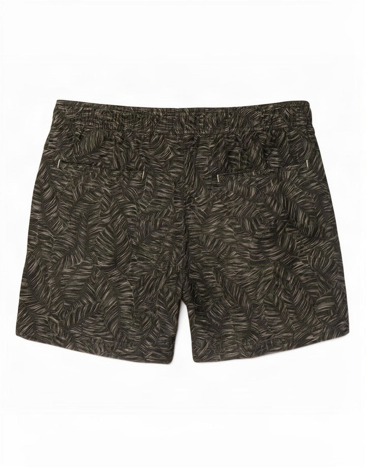 Pantaloncini da bagno da uomo Reiss piccoli in poliestere floreale verde