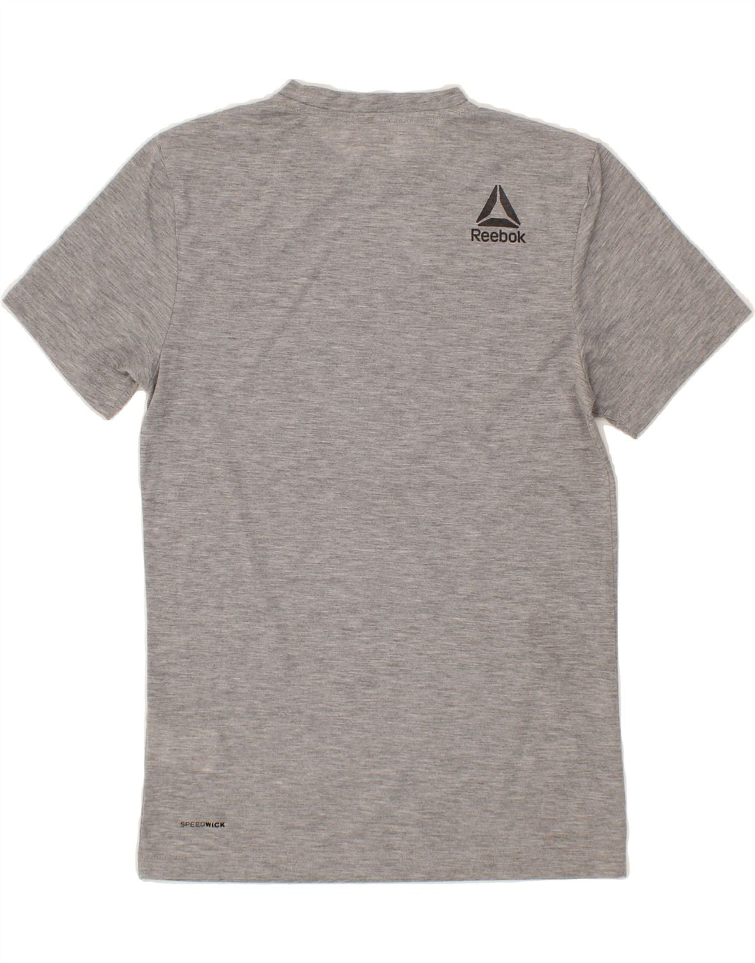 REEBOK Mens Graphic T-Shirt Top Small Grey Polyester Vintage Reebok and Second-Hand Reebok from Messina Hembry 