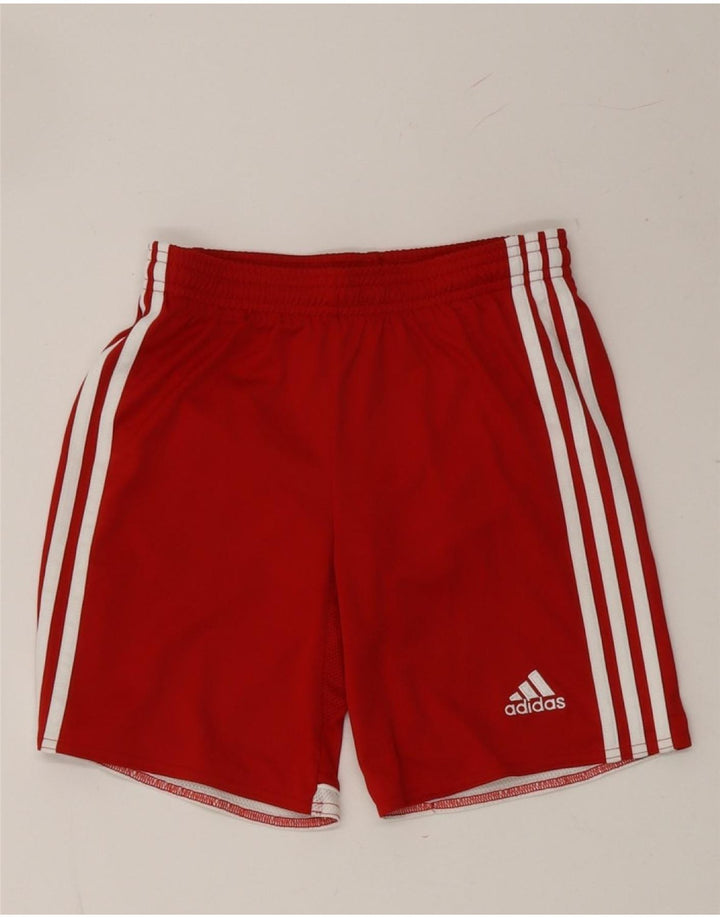 ADIDAS Boys Climacool Sport Shorts 11-12 Years  Red Vintage Adidas and Second-Hand Adidas from Messina Hembry 