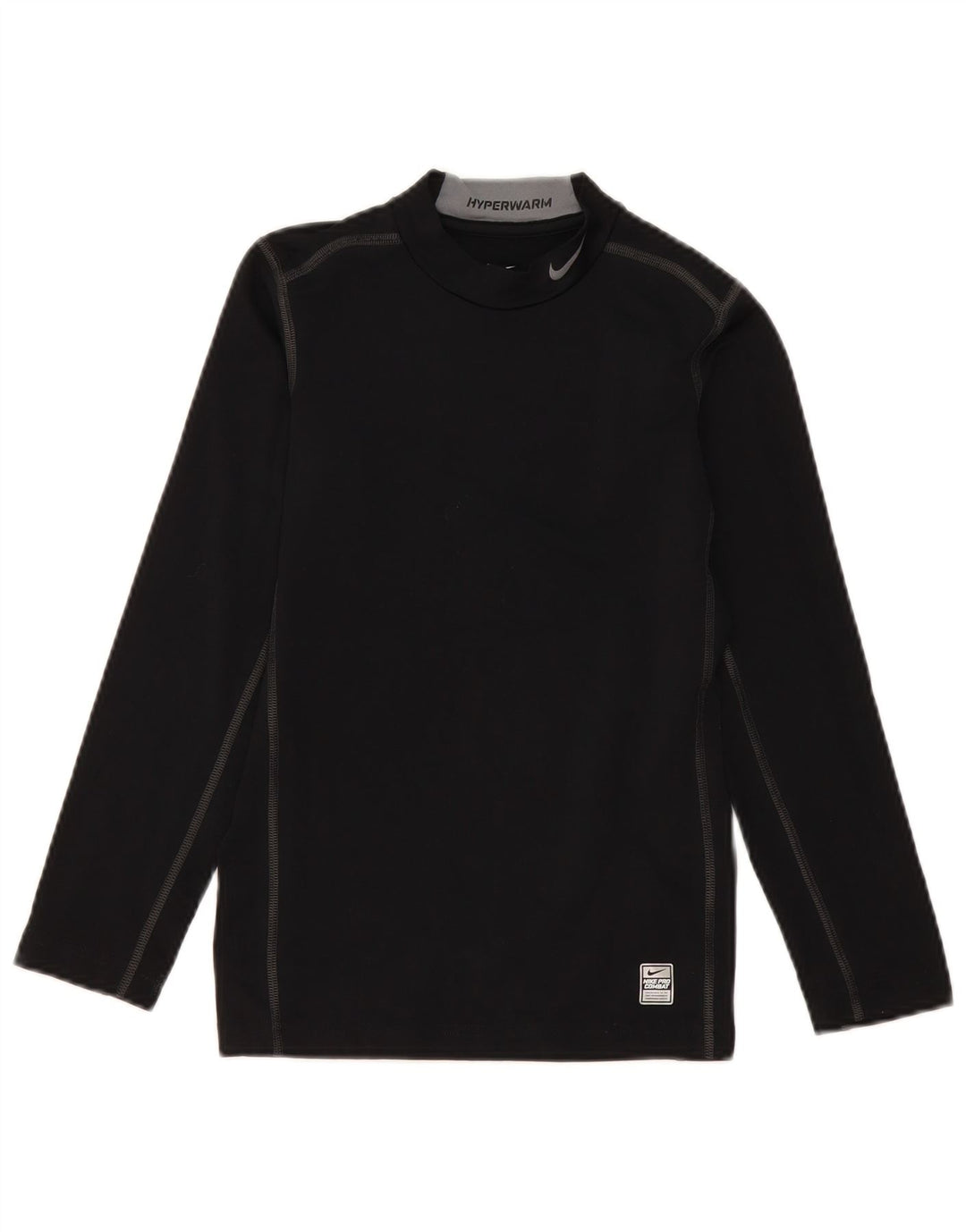 Maglia grafica Nike da ragazzo a maniche lunghe 12-13 anni Large Black Colourblock